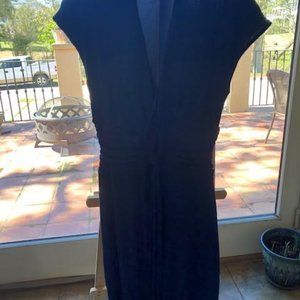 solid navy dress